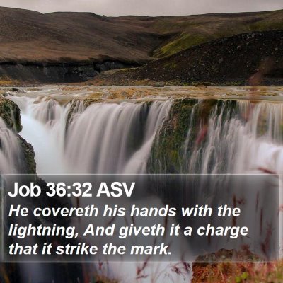 Job 36:32 ASV Bible Verse Image