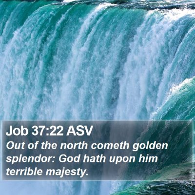 Job 37:22 ASV Bible Verse Image