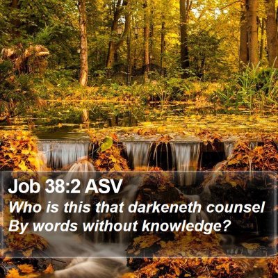 Job 38:2 ASV Bible Verse Image