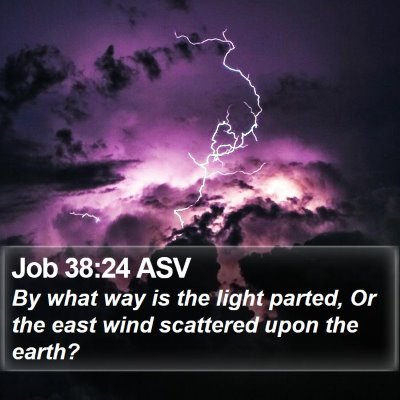 Job 38:24 ASV Bible Verse Image