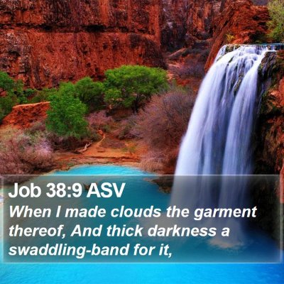 Job 38:9 ASV Bible Verse Image