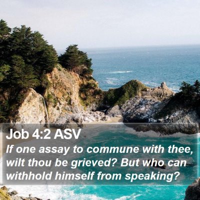 Job 4:2 ASV Bible Verse Image