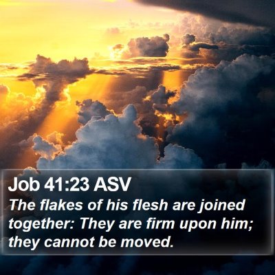Job 41:23 ASV Bible Verse Image