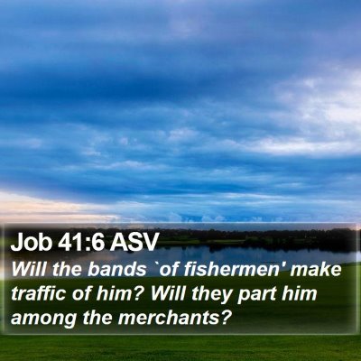 Job 41:6 ASV Bible Verse Image