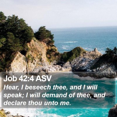 Job 42:4 ASV Bible Verse Image