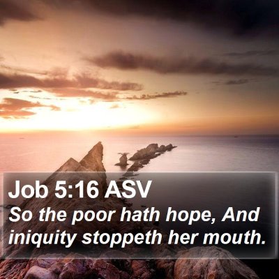 Job 5:16 ASV Bible Verse Image