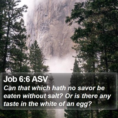 Job 6:6 ASV Bible Verse Image
