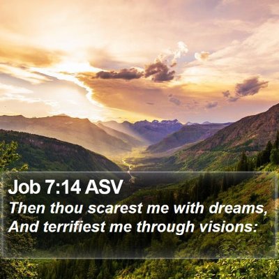 Job 7:14 ASV Bible Verse Image