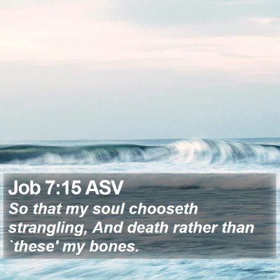 Job 7:15 ASV Bible Verse Image