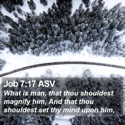 Job 7:17 ASV Bible Verse Image