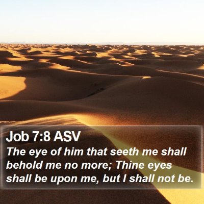 Job 7:8 ASV Bible Verse Image