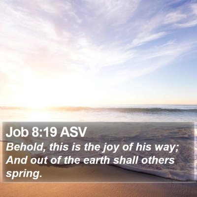 Job 8:19 ASV Bible Verse Image