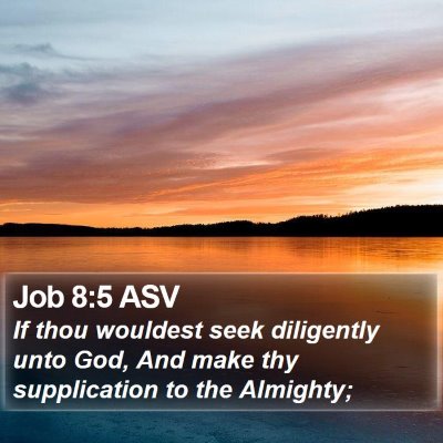 Job 8:5 ASV Bible Verse Image