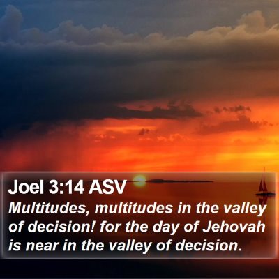 Joel 3:14 ASV Bible Verse Image
