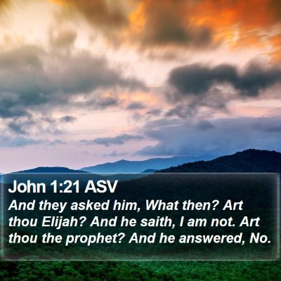 John 1:21 ASV Bible Verse Image