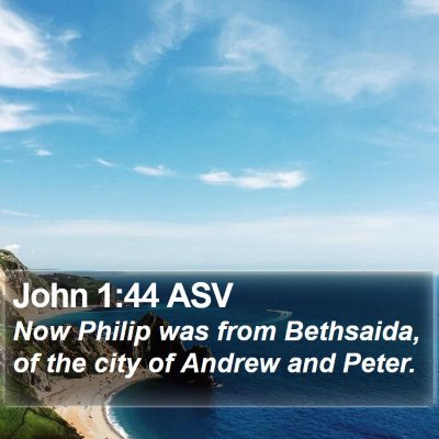 John 1:44 ASV Bible Verse Image