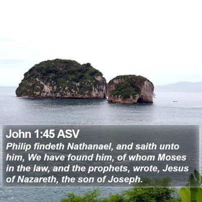 John 1:45 ASV Bible Verse Image