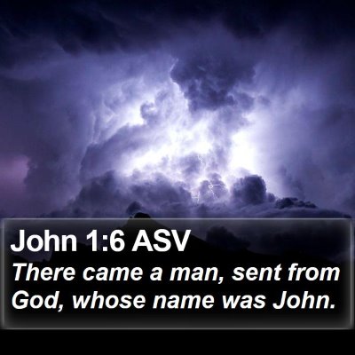 John 1:6 ASV Bible Verse Image