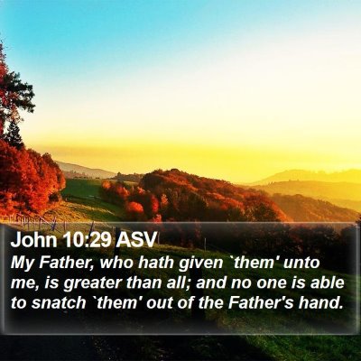 John 10:29 ASV Bible Verse Image