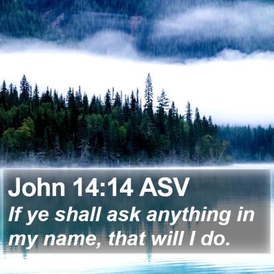 John 14:14 ASV Bible Verse Image