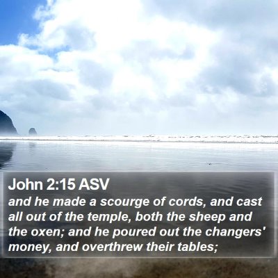 John 2:15 ASV Bible Verse Image