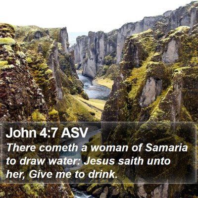 John 4:7 ASV Bible Verse Image