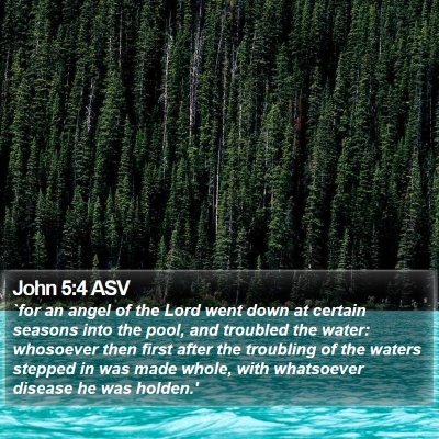 John 5:4 ASV Bible Verse Image