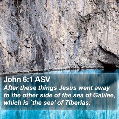 John 6:1 ASV Bible Verse Image