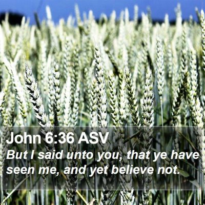 John 6:36 ASV Bible Verse Image