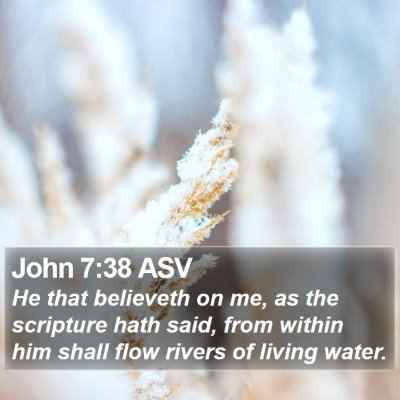 John 7:38 ASV Bible Verse Image