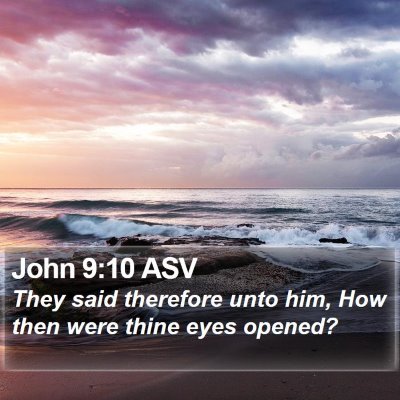 John 9:10 ASV Bible Verse Image