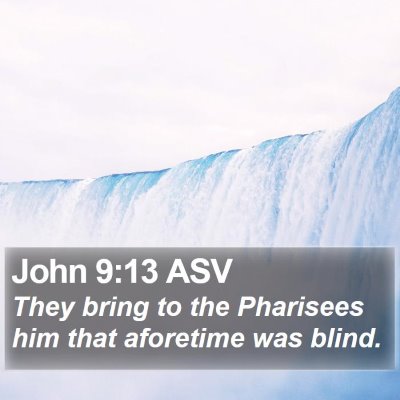John 9:13 ASV Bible Verse Image