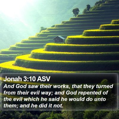 Jonah 3:10 ASV Bible Verse Image