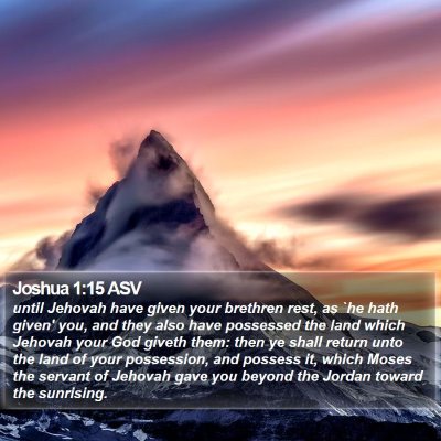 Joshua 1:15 ASV Bible Verse Image