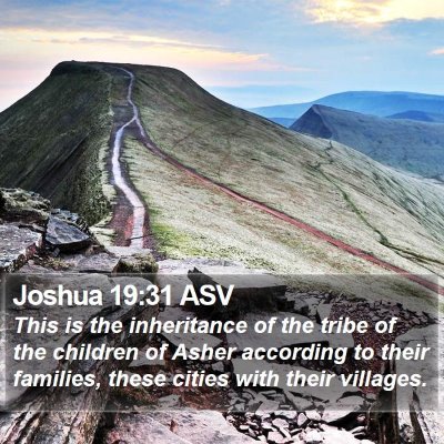 Joshua 19:31 ASV Bible Verse Image