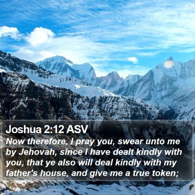 Joshua 2:12 ASV Bible Verse Image
