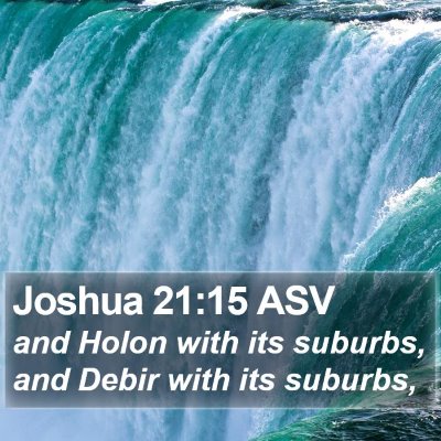 Joshua 21:15 ASV Bible Verse Image