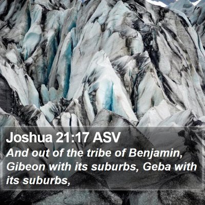 Joshua 21:17 ASV Bible Verse Image
