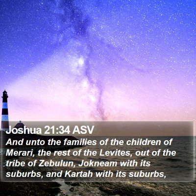 Joshua 21:34 ASV Bible Verse Image