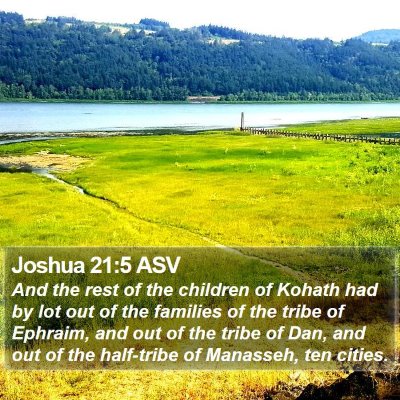 Joshua 21:5 ASV Bible Verse Image