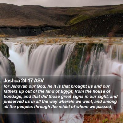 Joshua 24:17 ASV Bible Verse Image