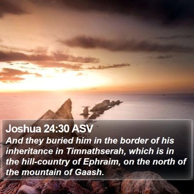 Joshua 24:30 ASV Bible Verse Image