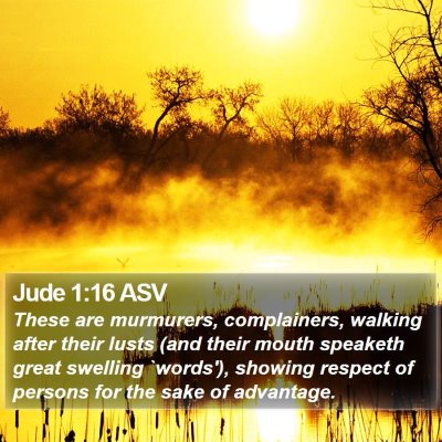 Jude 1:16 ASV Bible Verse Image