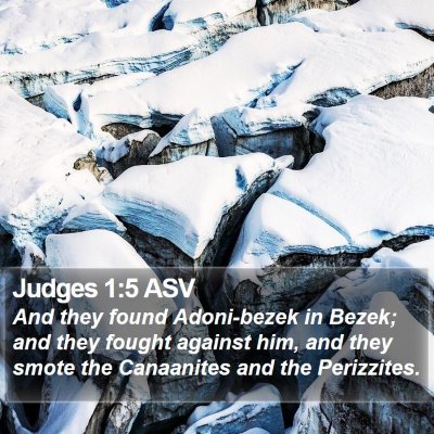 Judges 1:5 ASV Bible Verse Image