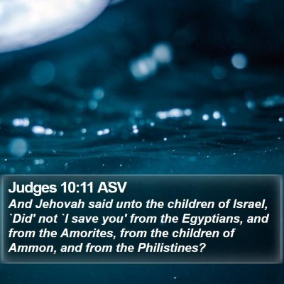 Judges 10:11 ASV Bible Verse Image