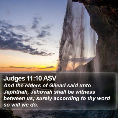 Judges 11:10 ASV Bible Verse Image