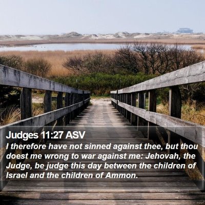 Judges 11:27 ASV Bible Verse Image