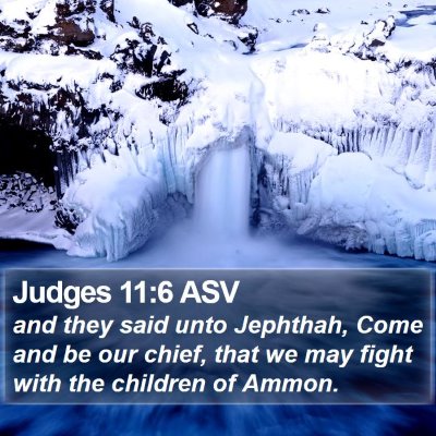 Judges 11:6 ASV Bible Verse Image