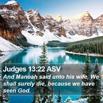 Judges 13:22 ASV Bible Verse Image