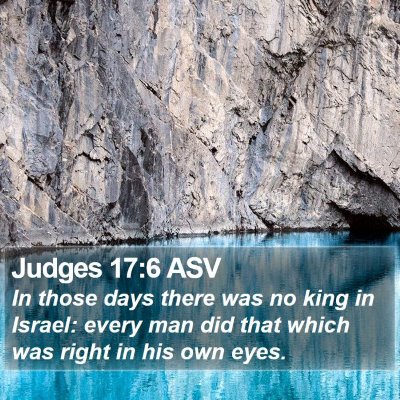 Judges 17:6 ASV Bible Verse Image